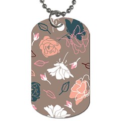 Rose -01 Dog Tag (two Sides)