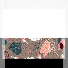 Rose -01 Rectangular Jigsaw Puzzl by LakenParkDesigns