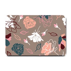 Rose -01 Small Doormat  by LakenParkDesigns