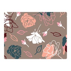 Rose -01 Double Sided Flano Blanket (mini)  by LakenParkDesigns