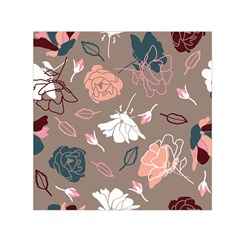 Rose -01 Small Satin Scarf (square) by LakenParkDesigns