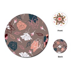 Rose -01 Playing Cards Single Design (round) by LakenParkDesigns