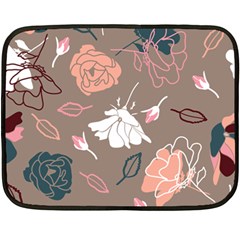 Rose -01 Double Sided Fleece Blanket (mini)  by LakenParkDesigns