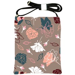 Rose -01 Shoulder Sling Bag by LakenParkDesigns