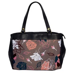 Rose -01 Oversize Office Handbag by LakenParkDesigns