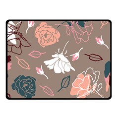 Rose -01 Fleece Blanket (small) by LakenParkDesigns