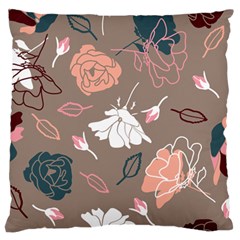 Rose -01 Large Cushion Case (one Side) by LakenParkDesigns