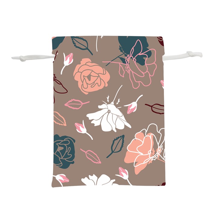 Rose -01 Lightweight Drawstring Pouch (S)