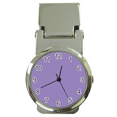 Bougain Villea Purple & Black - Money Clip Watches by FashionLane