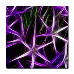 Neurons Brain Cells Imitation Tile Coaster by HermanTelo