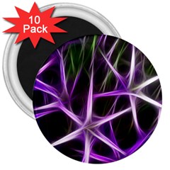 Neurons Brain Cells Imitation 3  Magnets (10 Pack)  by HermanTelo