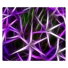 Neurons Brain Cells Imitation Double Sided Flano Blanket (small) 