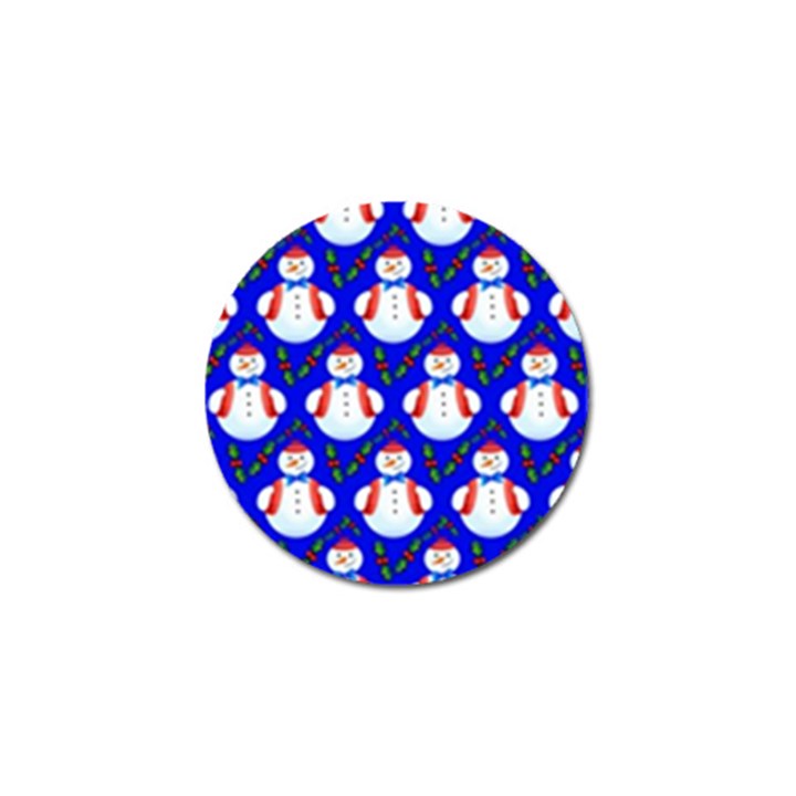 Seamless Snow Cool Golf Ball Marker