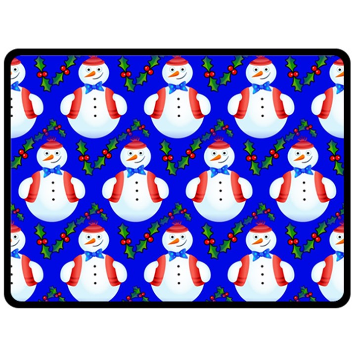 Seamless Snow Cool Fleece Blanket (Large) 