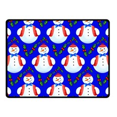 Seamless Snow Cool Fleece Blanket (small) by HermanTelo