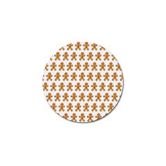 Gingerbread Men Golf Ball Marker (4 Pack) by Mariart