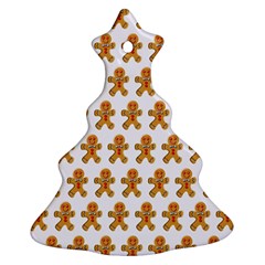 Gingerbread Men Christmas Tree Ornament (two Sides) by Mariart