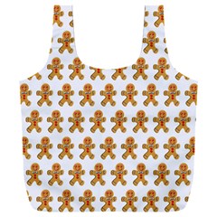 Gingerbread Men Full Print Recycle Bag (xxxl) by Mariart