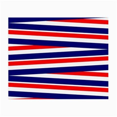 Patriotic Ribbons Small Glasses Cloth by Mariart