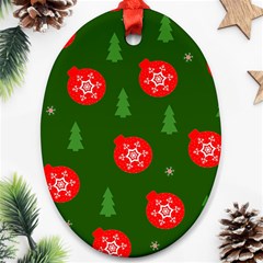 Christmas 001 Ornament (oval)