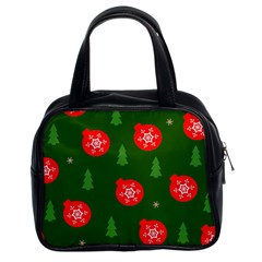 Christmas 001 Classic Handbag (two Sides)