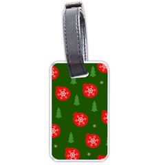 Christmas 001 Luggage Tag (one Side) by MooMoosMumma