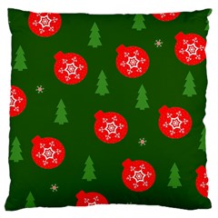 Christmas 001 Large Cushion Case (two Sides)