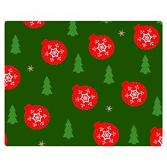 Christmas 001 Double Sided Flano Blanket (medium)  by MooMoosMumma