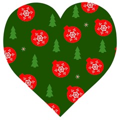 Christmas 001 Wooden Puzzle Heart by MooMoosMumma