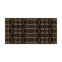 Luxury Golden Oriental Ornate Pattern Yoga Headband by dflcprintsclothing