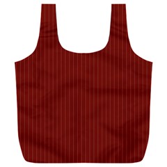 Berry Red & White - Full Print Recycle Bag (xxxl)