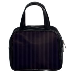 Onyx Black & White - Classic Handbag (two Sides)