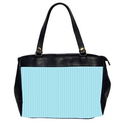 Blizzard Blue & Black - Oversize Office Handbag (2 Sides) by FashionLane