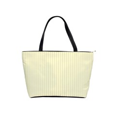 Creamy Yellow & Black - Classic Shoulder Handbag by FashionLane