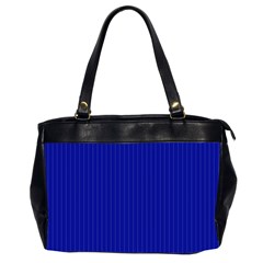 Admiral Blue & White - Oversize Office Handbag (2 Sides)