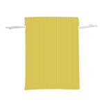 Ceylon Yellow & White - Lightweight Drawstring Pouch (L) Back