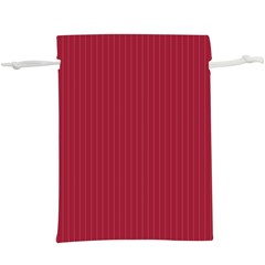 Vivid Burgundy & White -  Lightweight Drawstring Pouch (xl) by FashionLane