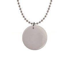 Abalone Grey & Black - 1  Button Necklace by FashionLane