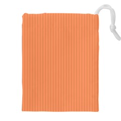 Atomic Tangerine & Black - Drawstring Pouch (5xl) by FashionLane