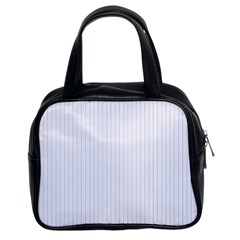 Brilliant White & Black - Classic Handbag (two Sides)