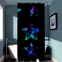 Mermaid Stars Shower Curtain 36  X 72  (stall)  by Dazzleway