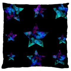 Mermaid Stars Large Cushion Case (one Side) by Dazzleway