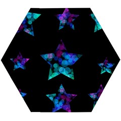 Mermaid Stars Wooden Puzzle Hexagon by Dazzleway