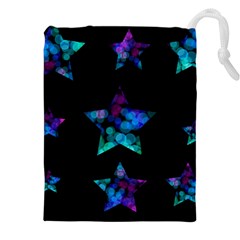 Mermaid Stars Drawstring Pouch (4xl) by Dazzleway