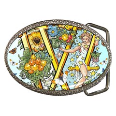 The Illustrated Alphabet - W - By Larenard Belt Buckles by LaRenard