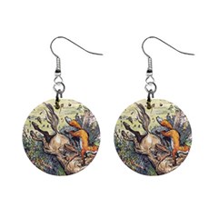 The Flying Fox - By Larenard Mini Button Earrings by LaRenard