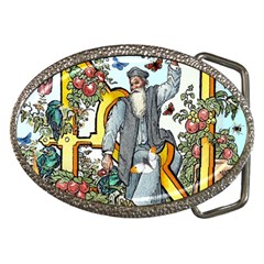 The Illustrated Alphabet - N - By Larenard Belt Buckles by LaRenard