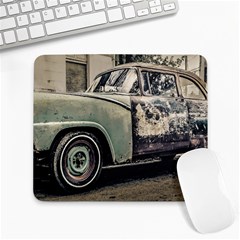 Abandoned Old Car Photo Large Mousepads by dflcprintsclothing