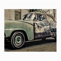 Abandoned Old Car Photo Small Glasses Cloth