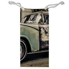 Abandoned Old Car Photo Jewelry Bag by dflcprintsclothing